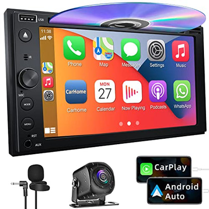 Double Din Car Stereo with CD