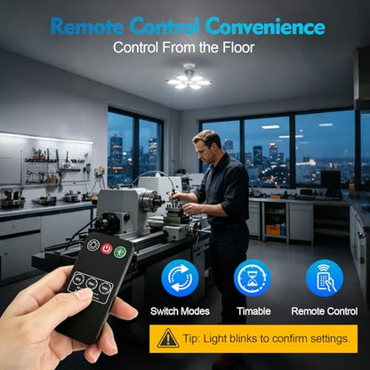 Remote PIR Garage Light
