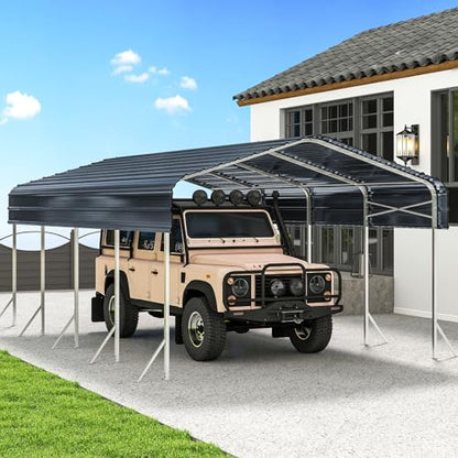 12x20' Heavy Duty Metal Carport