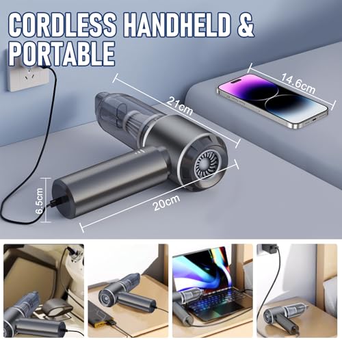 Car Vacuum Cordless Mini Handhled 4