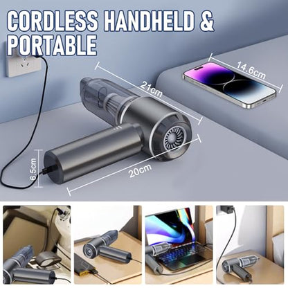 Car Vacuum Cordless Mini Handhled 4