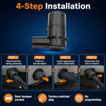 4Pcs PDC Parking Sensor for Nissan Titan Armada 2005