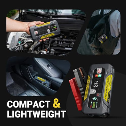 JT400 2500A Portable Jump Starter with 100