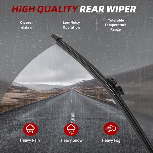 Premium Windshield Wiper Blades Replacement for BMW X3 2018