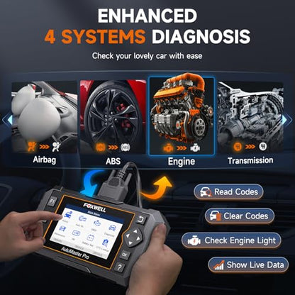 NT614 Elite OBD2 Scanner 4 System Code Reader Scan Engine ABS SRS Transmission