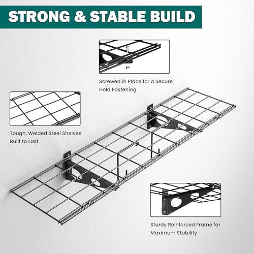 Garage Wall Shelves (2 Count)