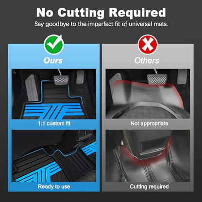 Rubber Floor Mats for Nissan Rogue 2021
