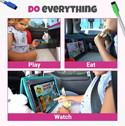 Kids Travel Tray with Dry Erase Board