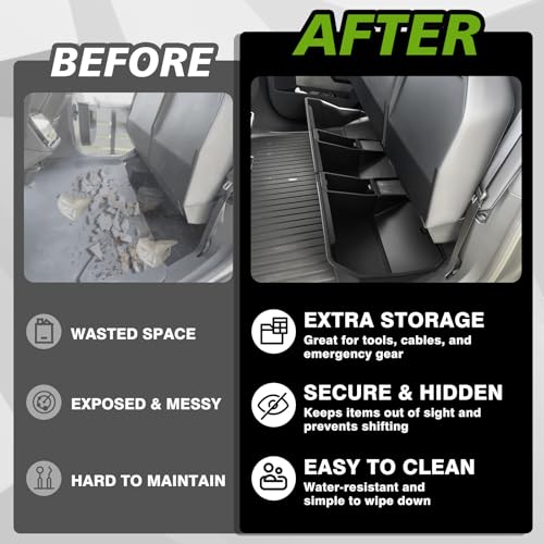 Under Seat Storage Box Fit for 2026 2025 2024 Tesla Cybertruck Accessories