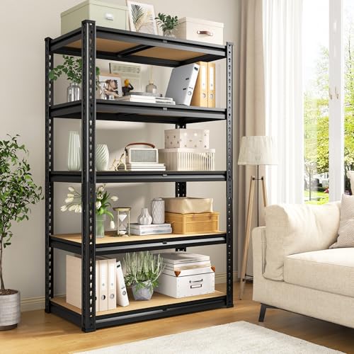 Storage Shelves with Smooth Edges for Garage Basement Shed Pantry (3 Count)