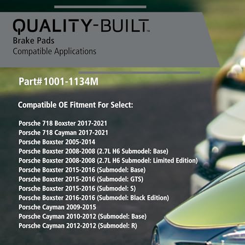 Rear Semi Metallic Brake Pads