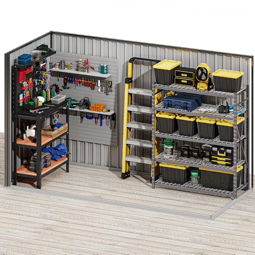 9x4ft Metal Outdoor Storage Shed