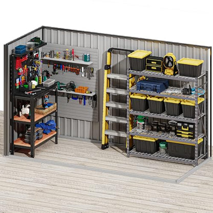 9x4ft Metal Outdoor Storage Shed