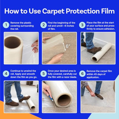 Carpet Protection Film 36" x 200' roll (200 Foot)