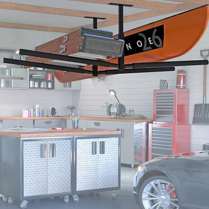 Double Ladder & Kayak Ceiling Storage Rack