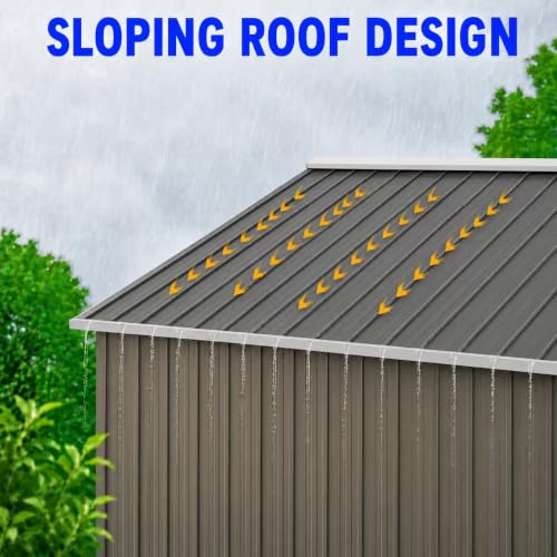8x10 FT Outdoor Storage Shed