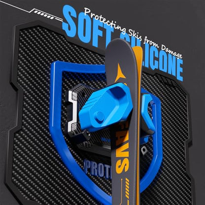 Ski & Snowboard Wall Rack for Garage Wall Fits Any Ski
