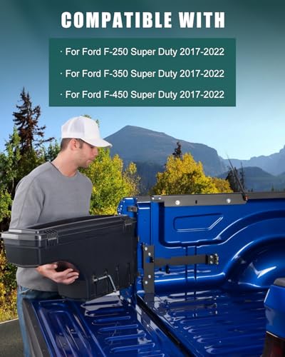 Truck Bed Tool Box Compatible with Ford F
