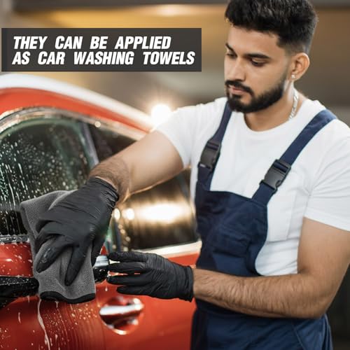 18 Pcs Gray Microfiber Towels (18 Count)