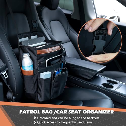 Car Seat Organizer with Laptop Compartment
