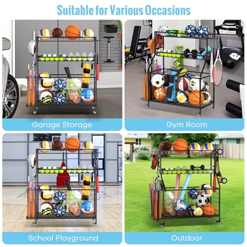 Sports Equipment Garage Organizer