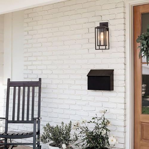 14" Outdoor Wall Light Fixtures Waterproofed Exterior Lantern W (2 Count)