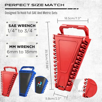 8 Piece Magnetic Socket and Wrench Organizer Set (8 Count)