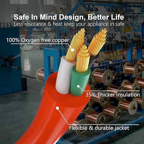 6FT 12 Gauge Extension Cord Orange