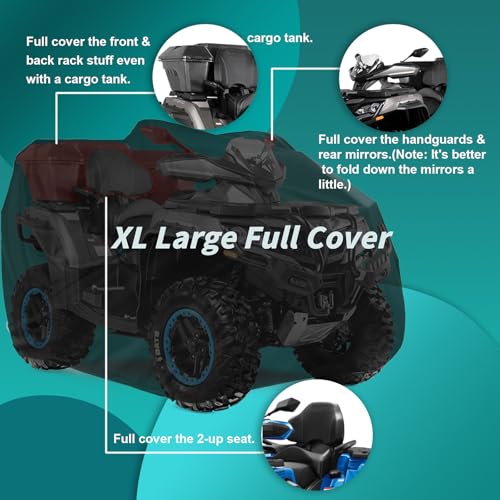 ATV Cover 420D Large ATV Cover XXL 2