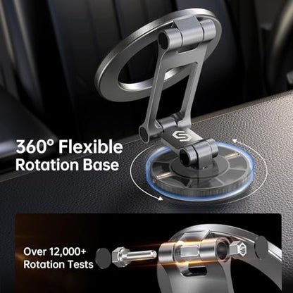Fits MagSafe Car Mount Magnetic Phone Holder for Dash and Tesla