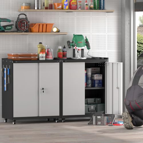 Garage Storage Cabinet with Wheels