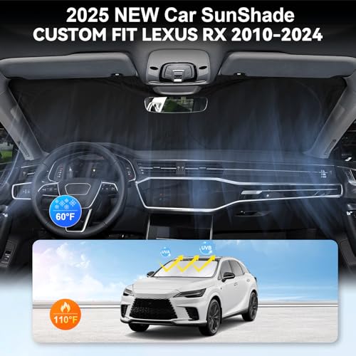 Custom Fit Lexus RX Windshield Sunshade for 2023
