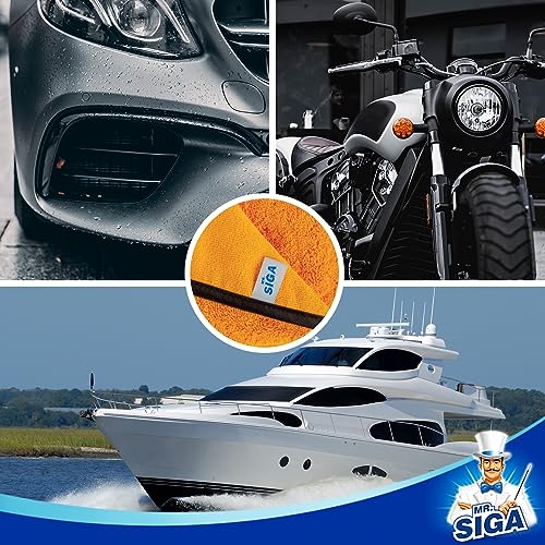 Professional Microfiber Towels for Cars (6 Count)