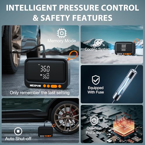 Tire Inflator Portable Air Compressor