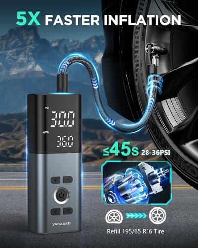 Tire Inflator Portable Air Compressor for Car Tires