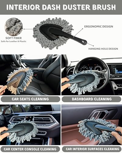 18Pcs Professional Car Interior Detailing Kit All