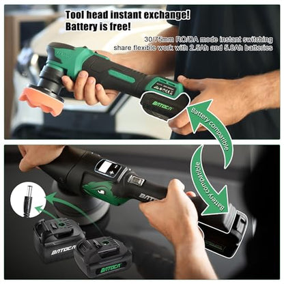 Cordless Car Polisher Pro Combo Kit