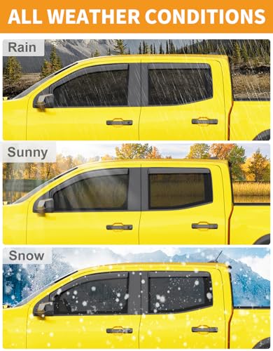 Window Visors Rain Guards for Chevy Colorado