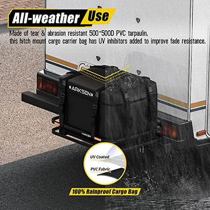 8.9 Cu Ft Waterproof Hitch Cargo Carrier Bag