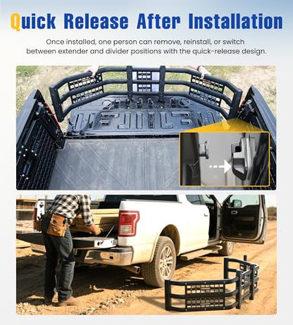 46" 54" Adjustable Truck Bed Extender w