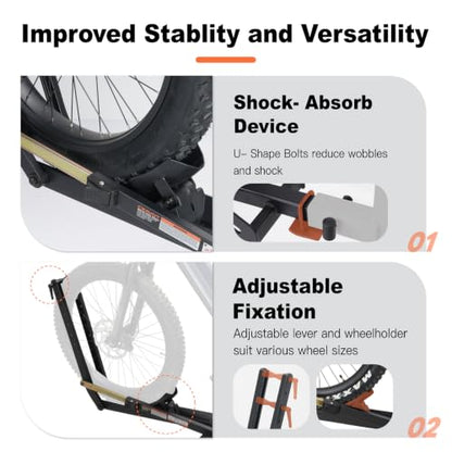 Single Ebike Rack for Tow Hitch 1 Bike