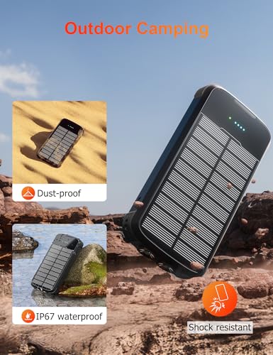Solar Power Bank 40000mAh