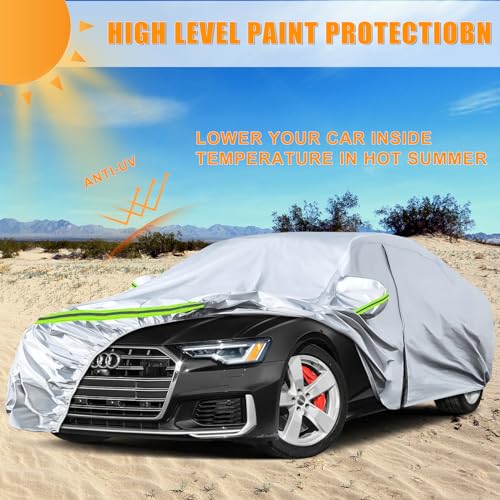 6 Layers Silver Waterproof Car Covers Replace for 2004