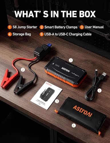 S8 Car Battery Jump Starter 1500A