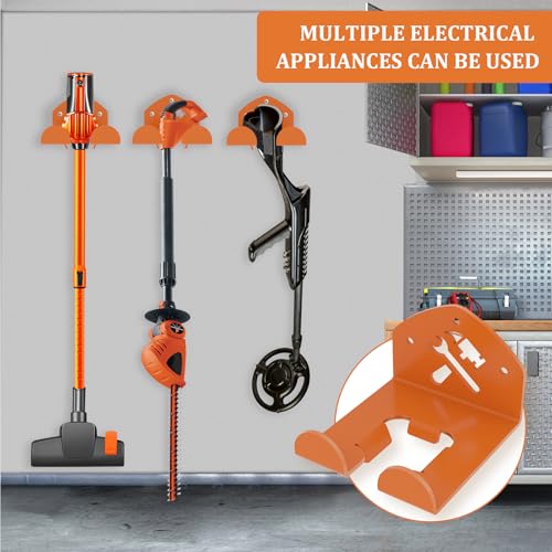 Garage Organization Storage Trimmer Rack Garden Power Tool Hanger for Grass Trimmer