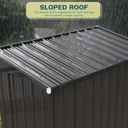 8x4 FT Outdoor Storage Shed