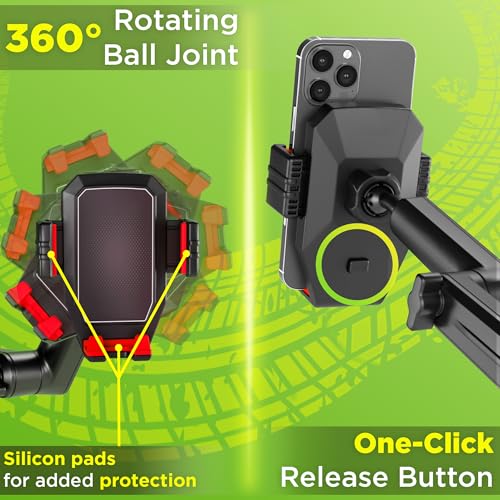 Cell Phone Mount for Truck Phone Holder for Truck Drivers
