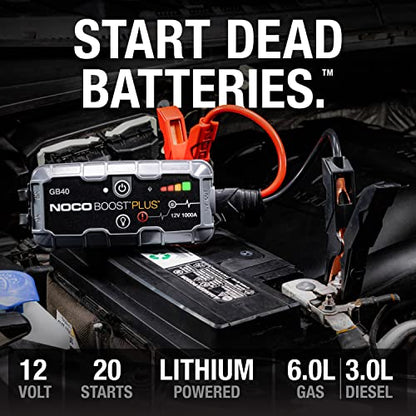 Boost GB40 12V 1000A UltraSafe Portable Lithium Jump Starter