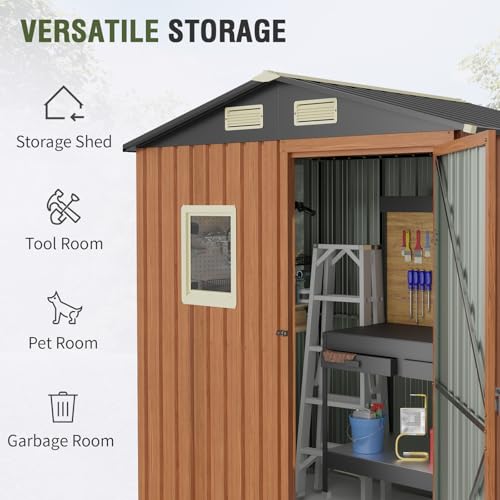 Outdoor Storage Shed 6x4 Ft