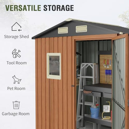 Outdoor Storage Shed 6x4 Ft